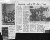 Martha Had a 'Monkey Tree