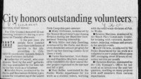 City honors outstanding volunteers