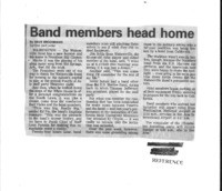 Band members head home