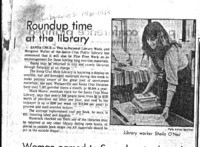 Roundup time at the library