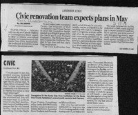 Civic renovation team expects plans in May