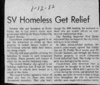 SV homeless get relief