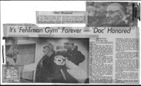 It's 'Fehliman Gym' Forever - 'Doc' Honored