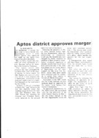 Aptos district approves merger