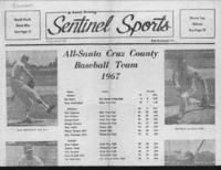 All-Santa Cruz County Baseball Team 1967