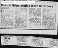 Coastal living getting more hazardous