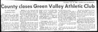 County closes Green Valley Athletic Club