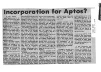 Incorporation for Aptos?