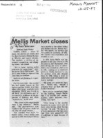 Mellis Market closes