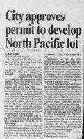 City approves permit to develop North Pacific lot