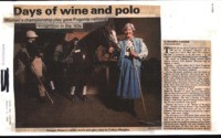 Days of wine and polo