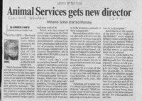 Animal Services get new director