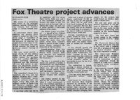 Fox Theatre project advances