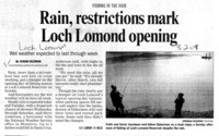 Rain, restrictions mark Loch Lomond opening