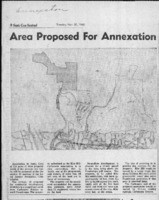 Area proposed for annexation