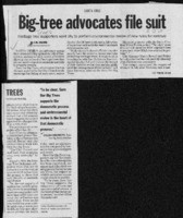 Big-tree advocates file suit