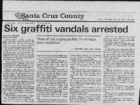 Six graffiti vandals arrested