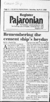Remembering the cement ship's heyday