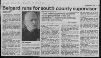 Belgard runs for south county supervisor
