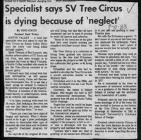 Specialist says SV Tree Circus is dying because of 'neglect