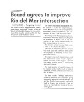 Board agrees to improve Rio del Mar intersection