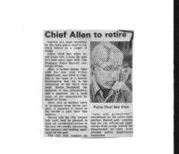 Chief Allen to retire