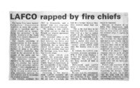 LAFCO rapped by fire chiefs