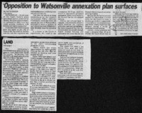 Opposition to Watsonville annexation plan surfaces