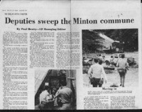 Deputies sweep the Minton commune