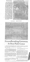 Groundbreaking Ceremony at Deer Park Center