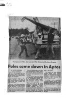 Poles come down in Aptos