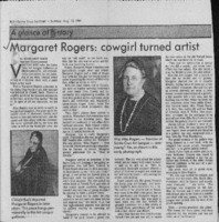 Margaret Rogers: cowgirl turned artist