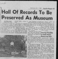 Hall of Records to be preserved as a museum