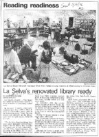 La Selva's renovated library ready