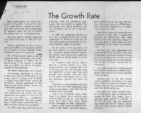 The Growth Rate