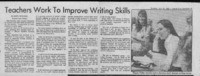 Teachers Work to Improve Writing Skills