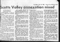 Scotts Valley annexation nixed