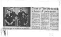 Class of '60 produced a bevy of policemen