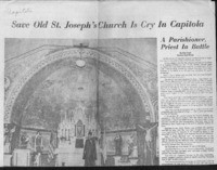 Save old St. Joseph's Church is cry in Capitola