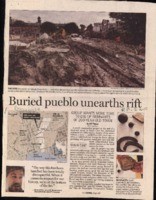 Buried pueblo unearths rift