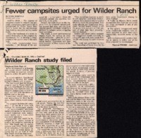 Fewer campsites urged for Wilder Ranch