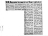 SC County faces growth problems