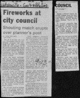 Fireworks at city council