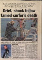 Grief, shock follow famed surfer's death