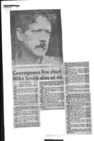 Courageous fire chief Mike Smith dies at 46
