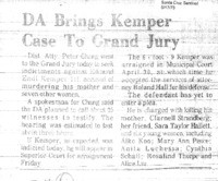 DA Brings Kemper Case To Grand Jury