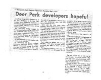 Deer Park developers hopeful