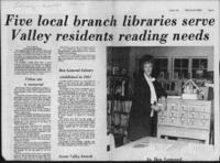 Five local branch libraries serve Valley residents reading needs