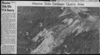Massive slide hits PCA Quarry