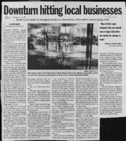 Downturn hitting local businesses